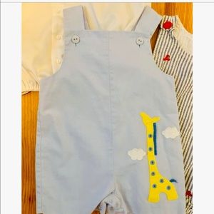 Florence Eiseman Shortall with Giraffe